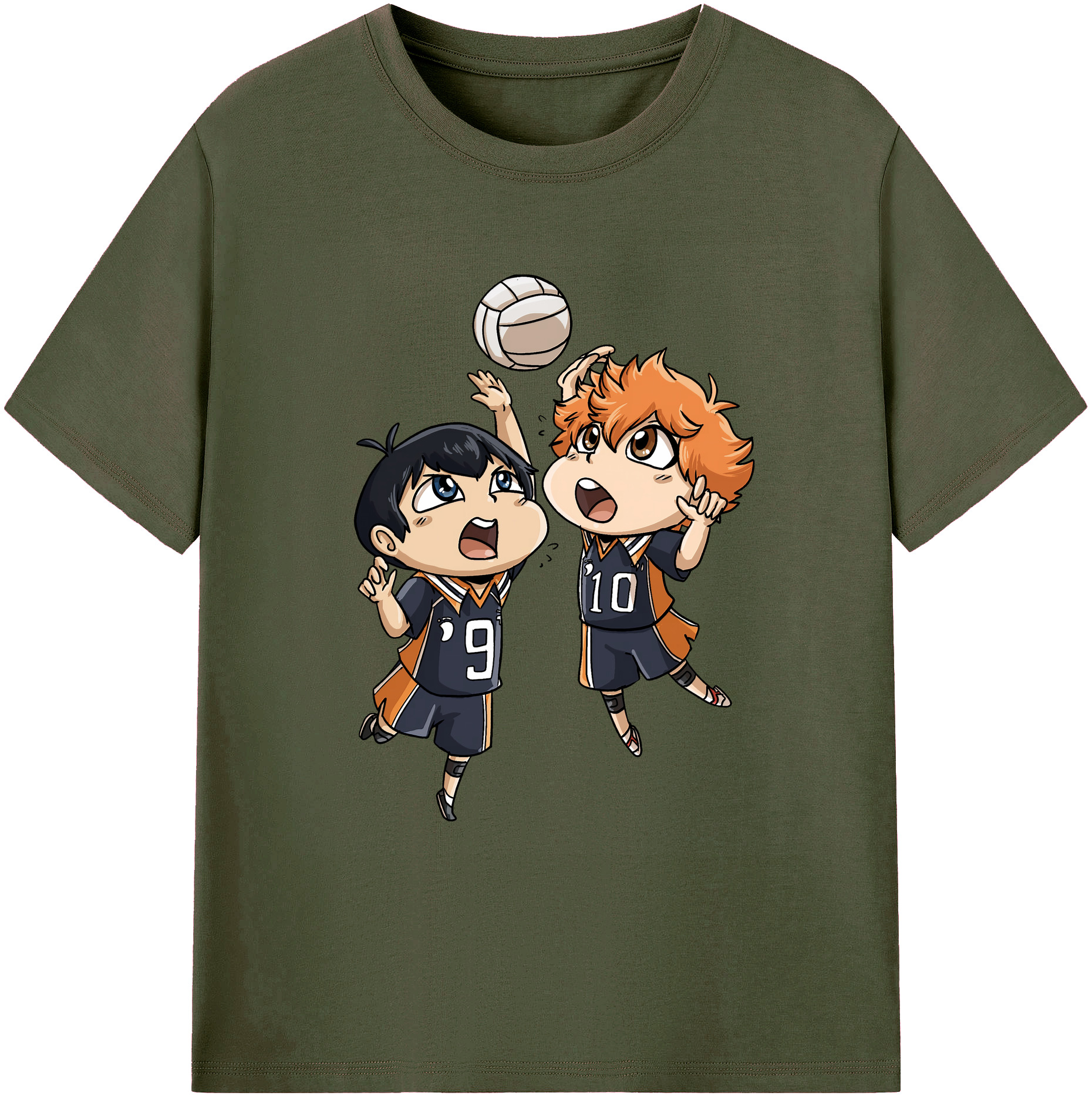 （画像用） ハイキュー!! Haikyu!! 綿100％ メンズ半袖Tシャツ｜肌触りやわらか＆通気性